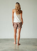 Pijama Short Mujer Brown
