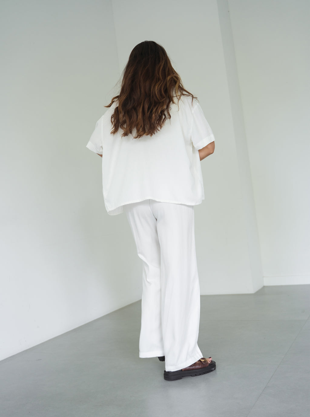 Set Breezy Creamy Palazzo