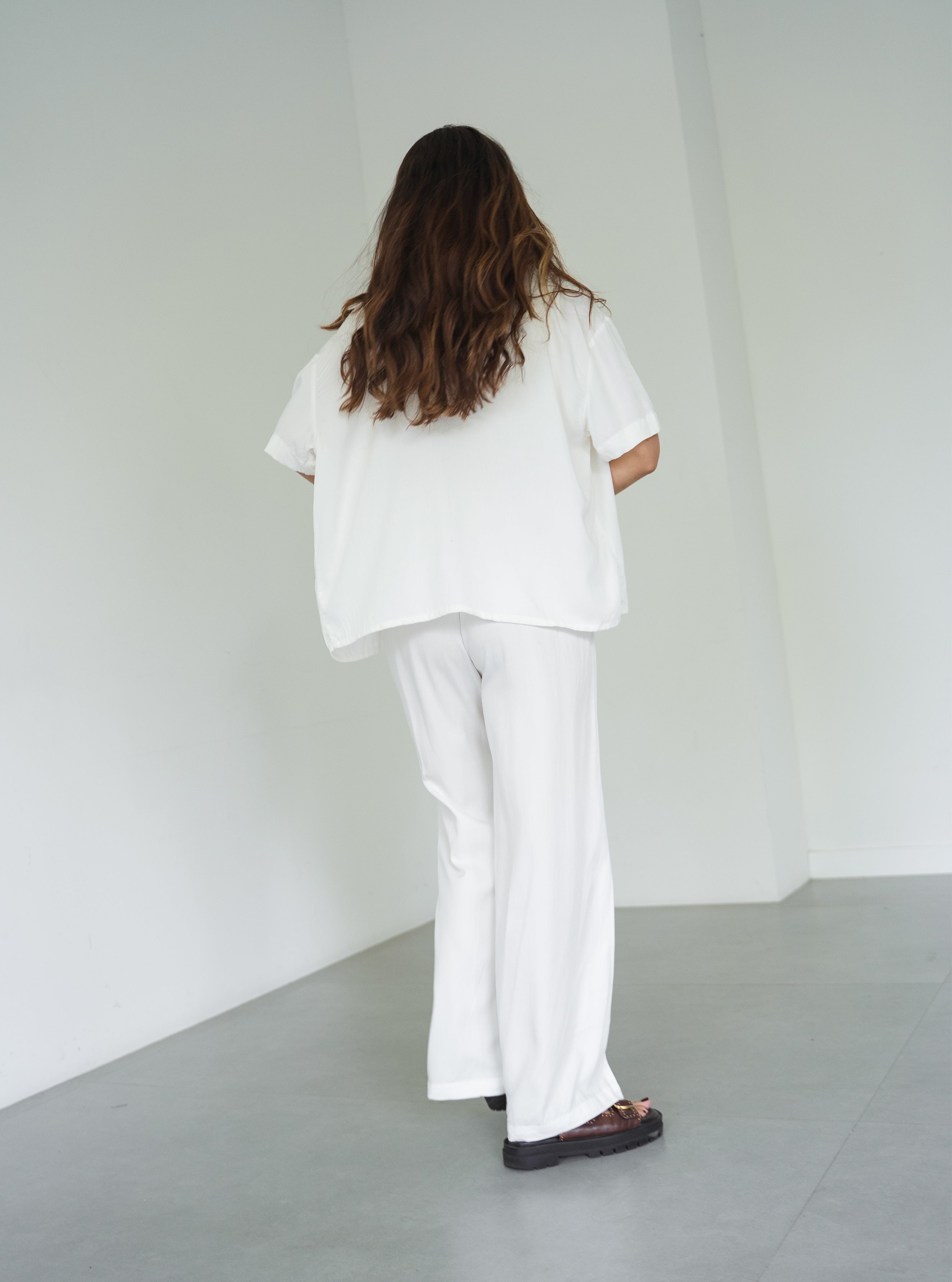 Set Breezy Creamy Palazzo