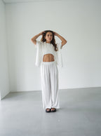 Set Breezy Creamy Palazzo