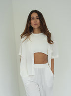 Shirt Breezy Manga Corta - Creamy