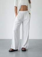 Set Breezy Creamy Palazzo