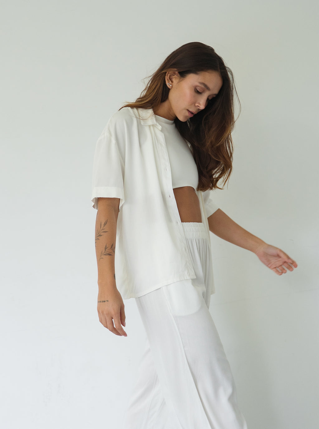 Shirt Breezy Manga Corta - Creamy