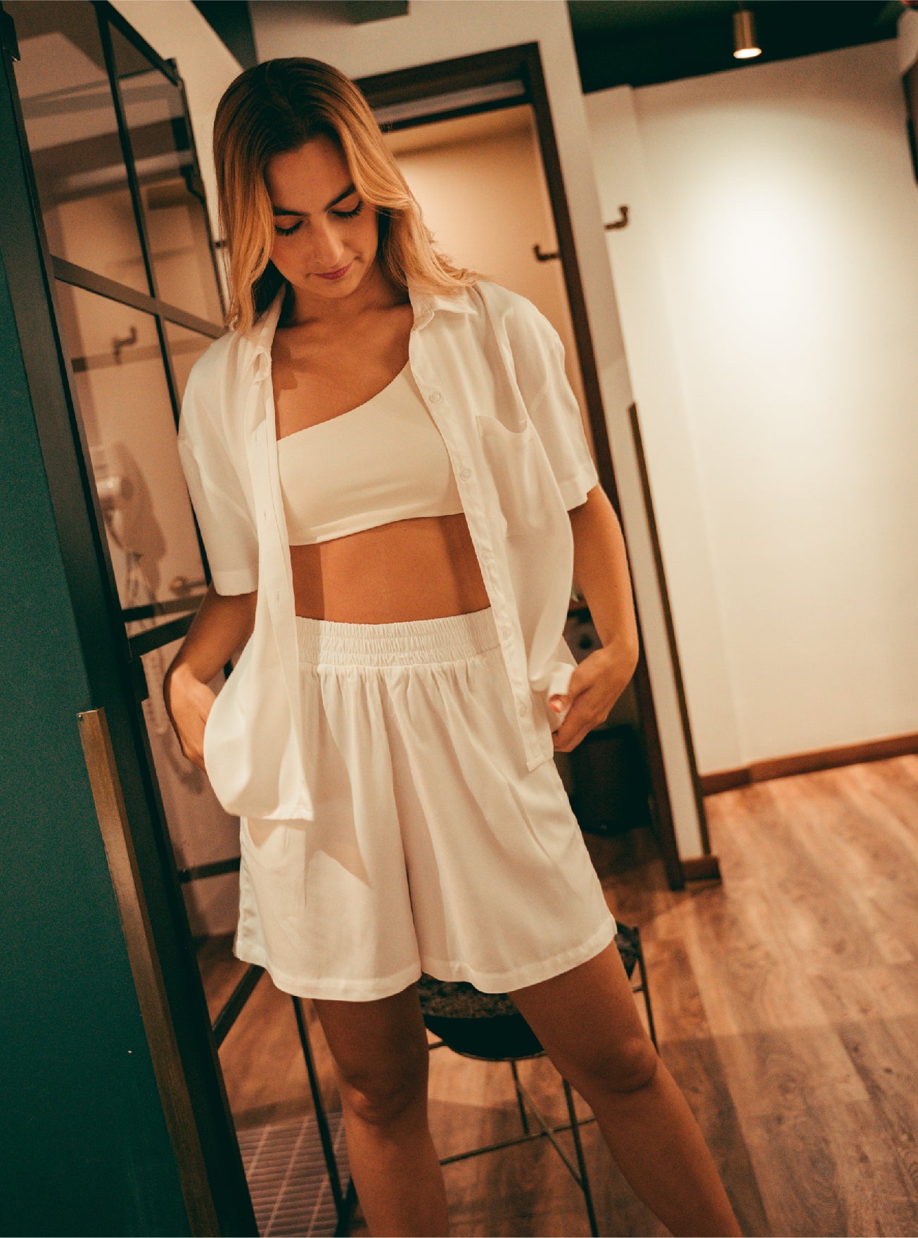 Set Breezy Creamy Short