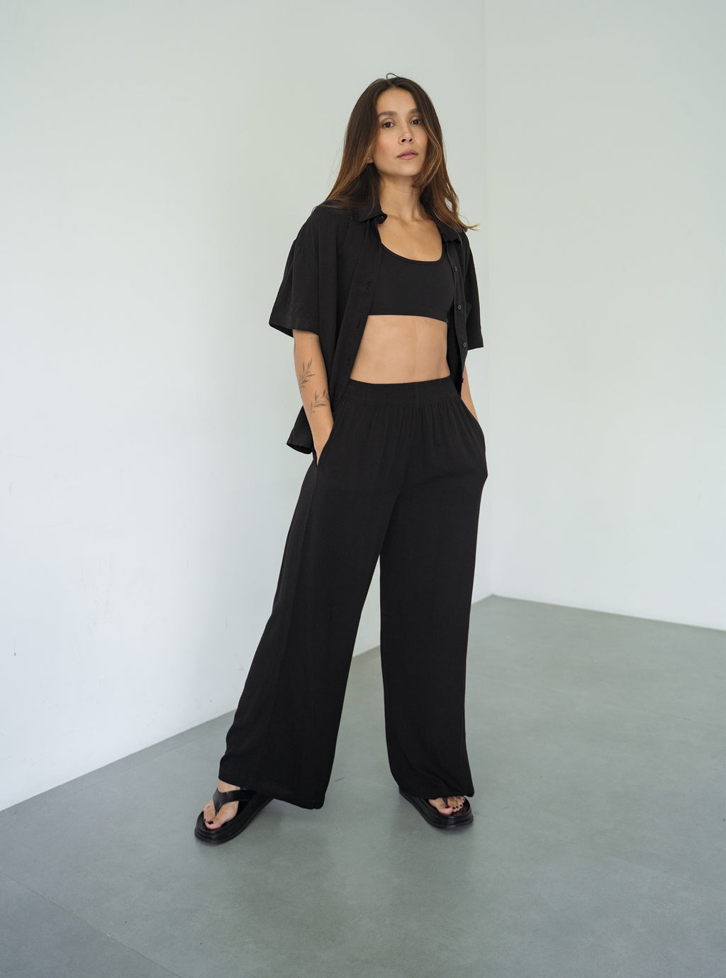 Palazzo Breezy Black