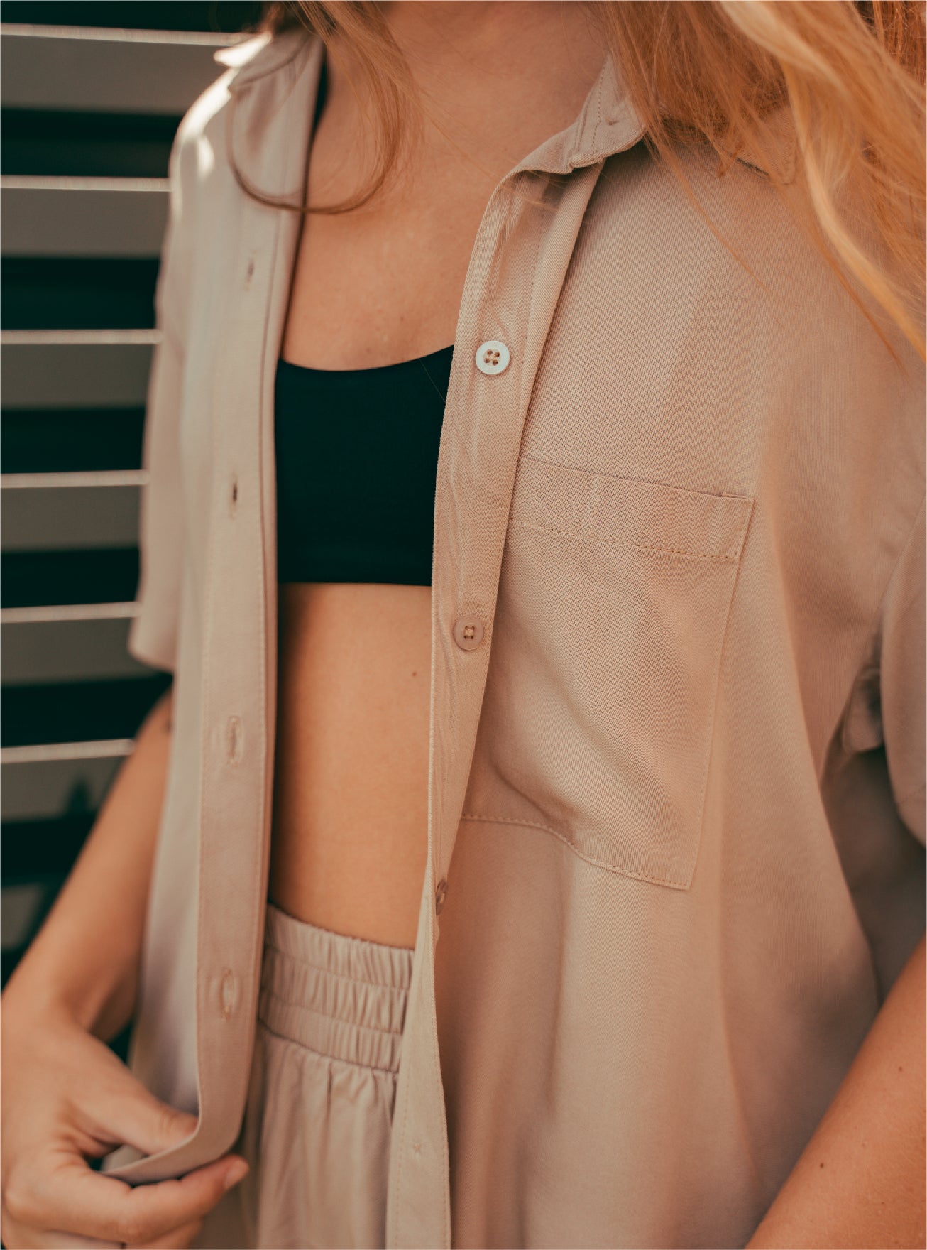 Set Breezy Coffee Short