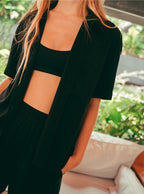 Set Breezy Black Short