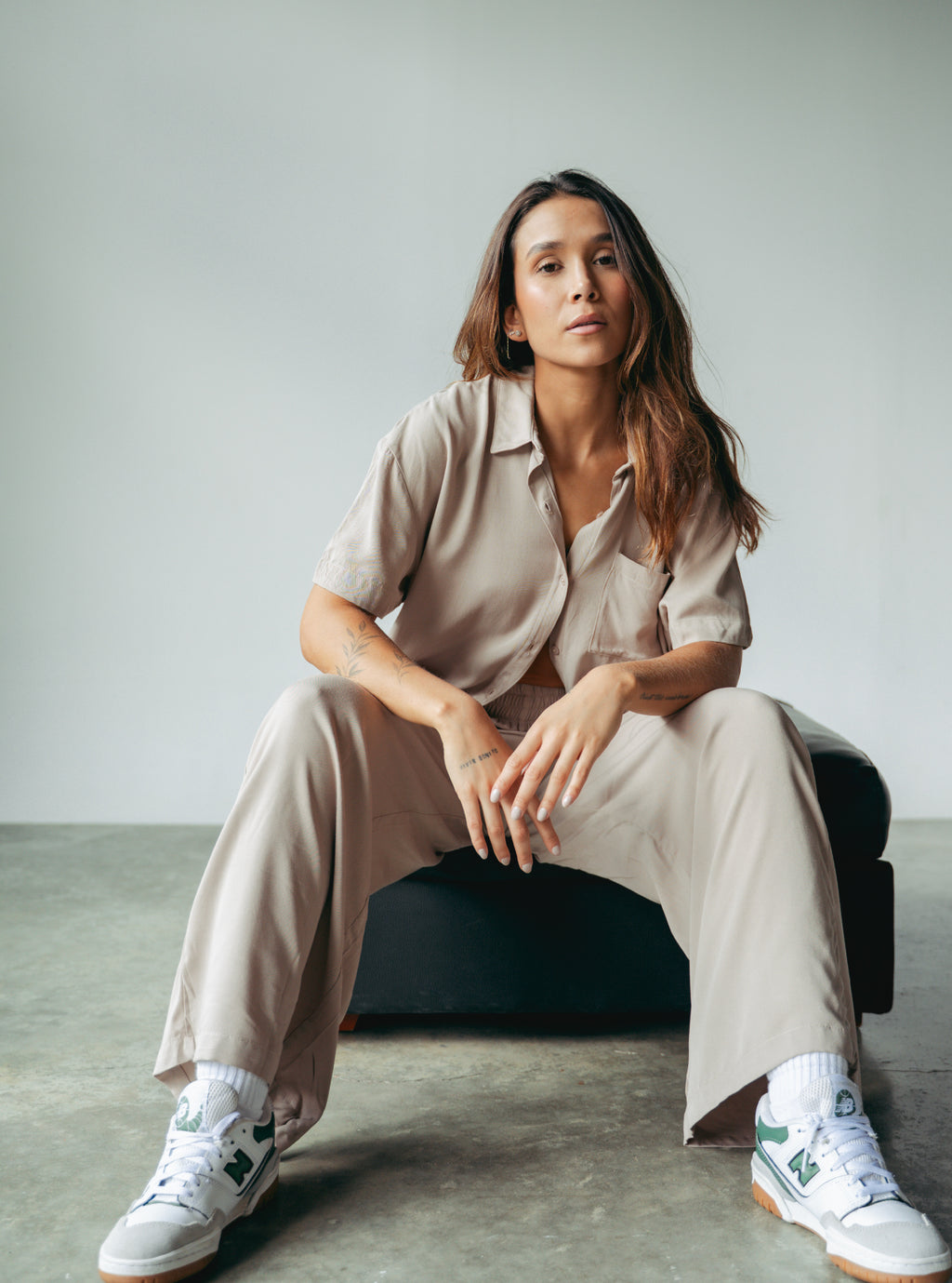 Shirt Breezy Manga Corta - New Coffee