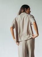 Shirt Breezy Manga Corta - New Coffee