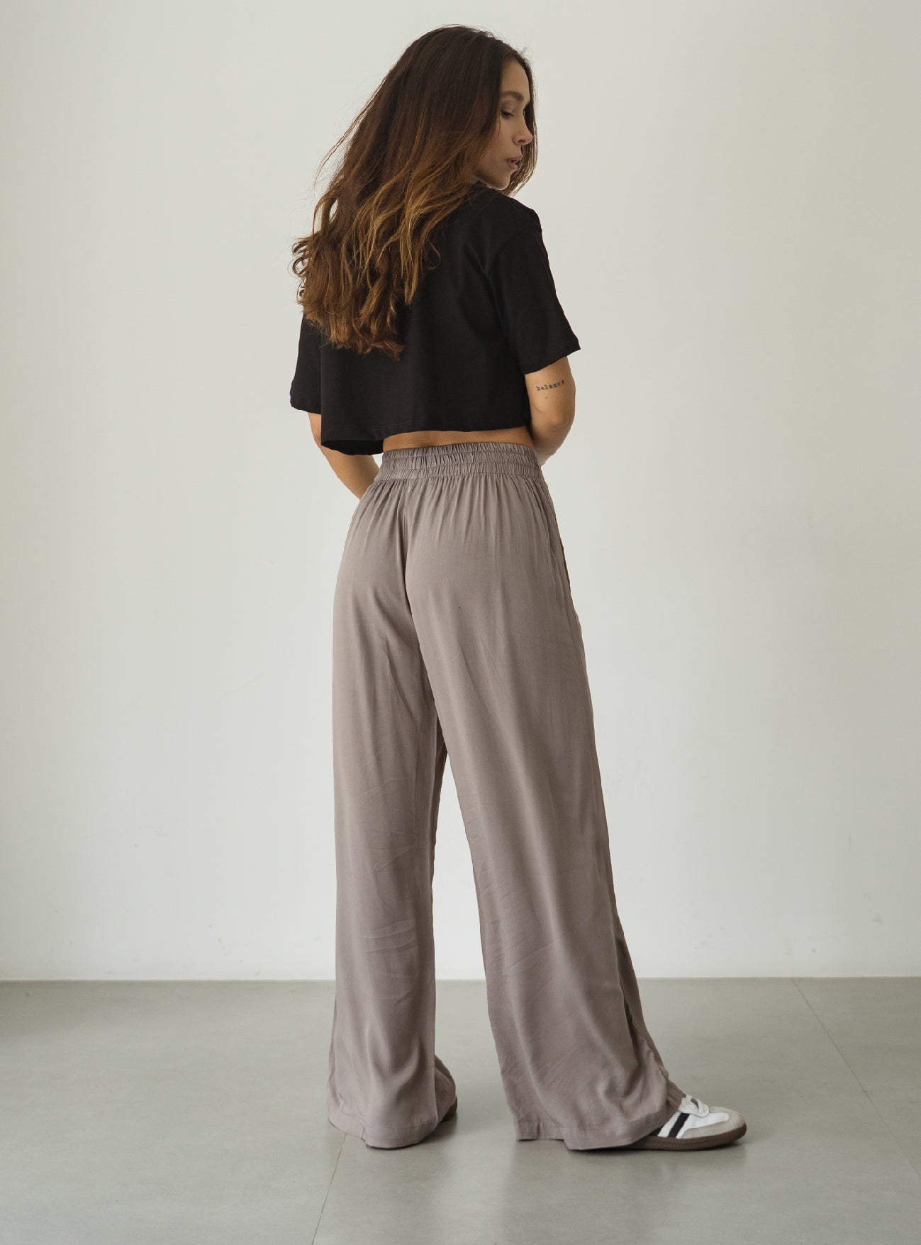 Palazzo Breezy Smoke