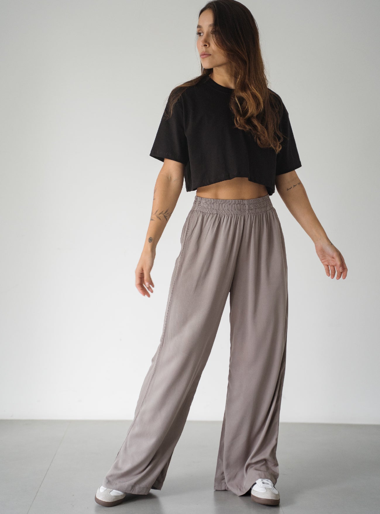 Palazzo Breezy Smoke
