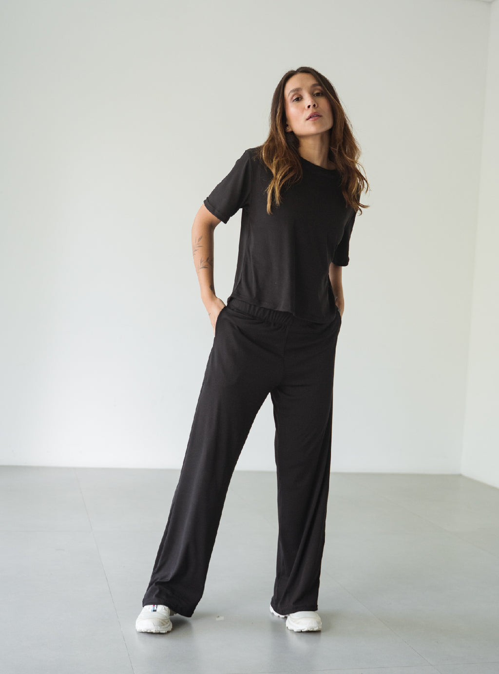 Cozy Rib Set - Negro