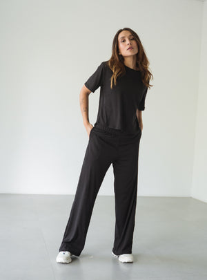 Cozy Rib Set - Negro