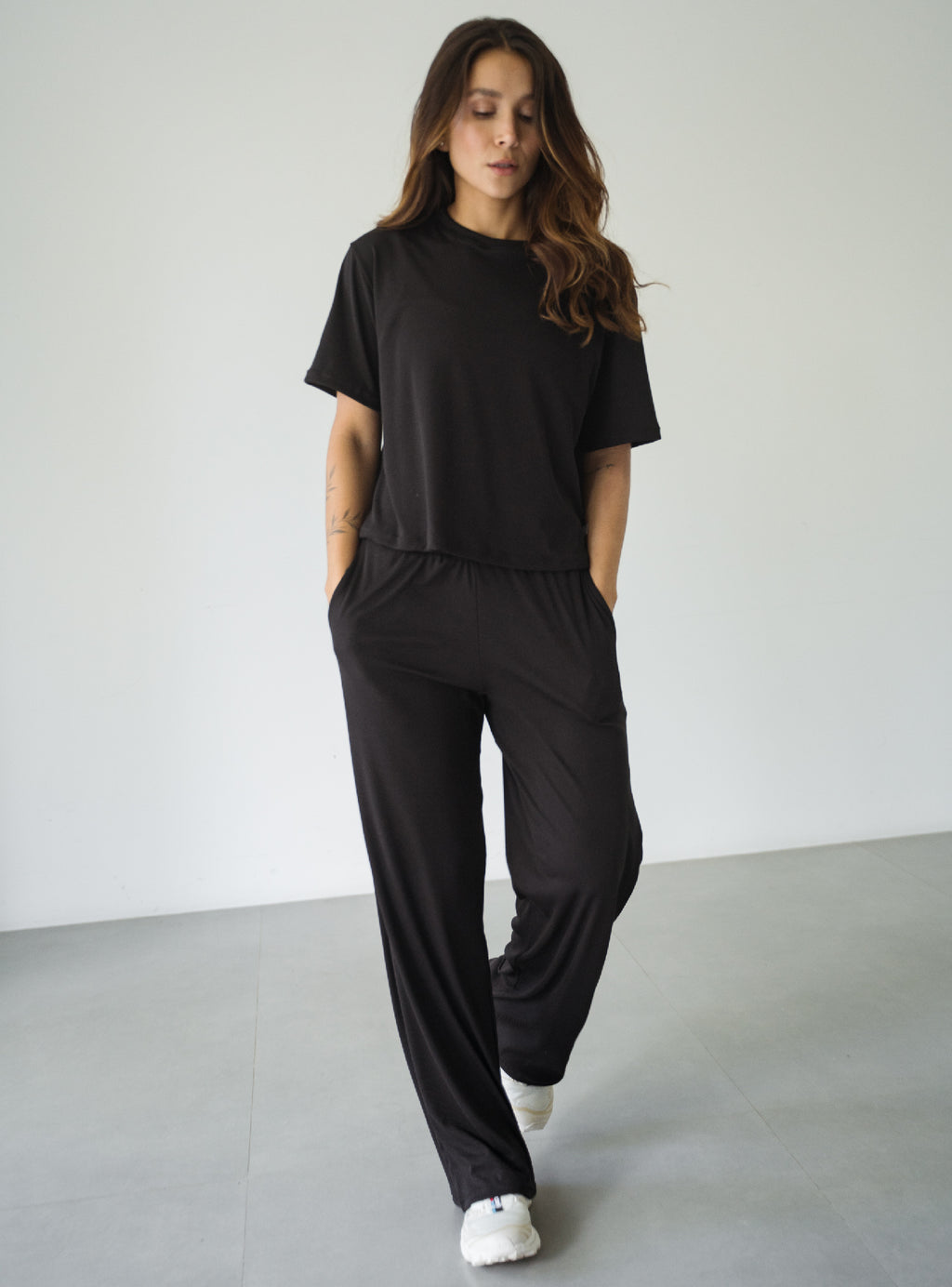 Cozy Rib Set - Negro