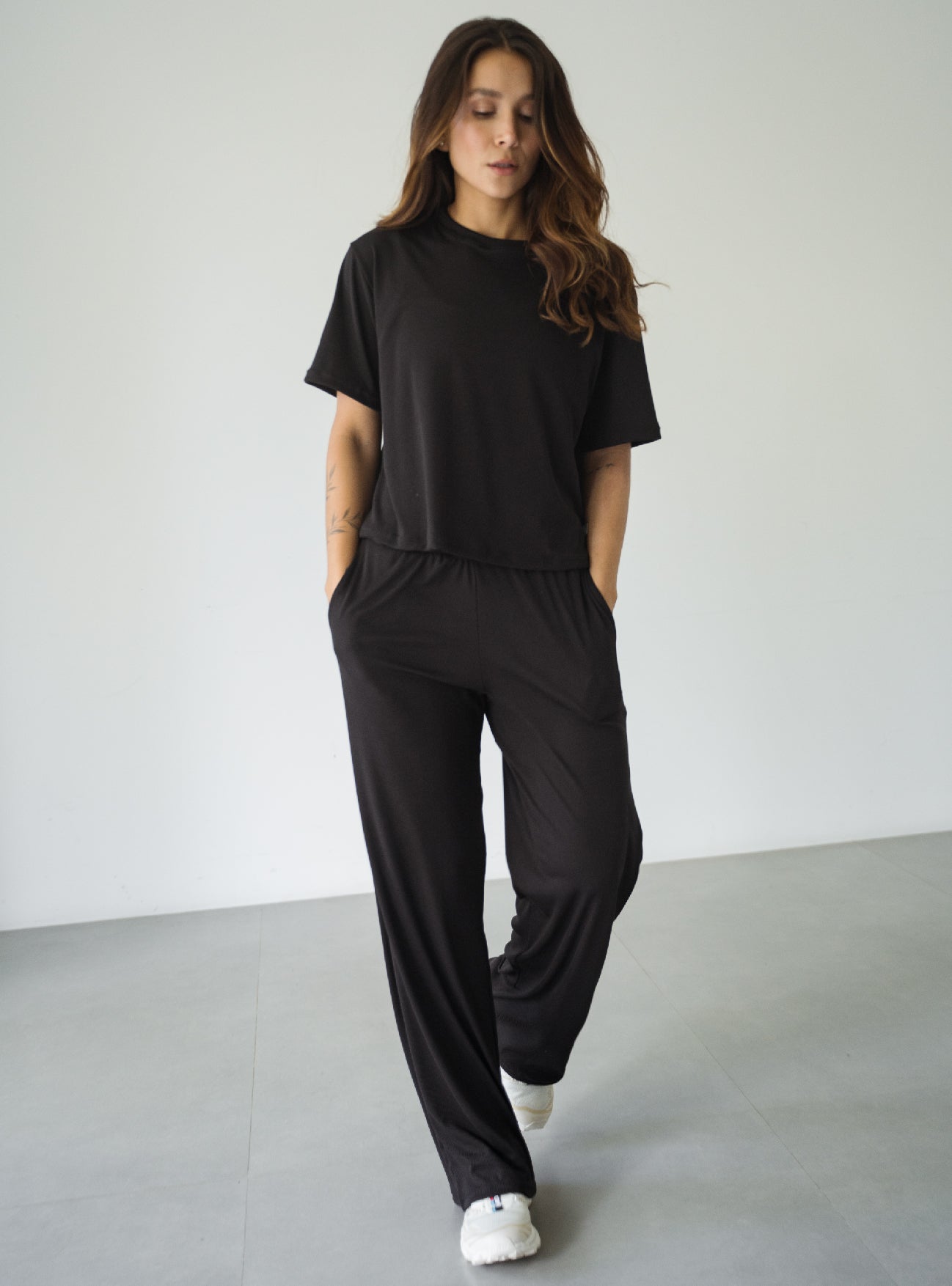 Cozy Rib Set - Negro