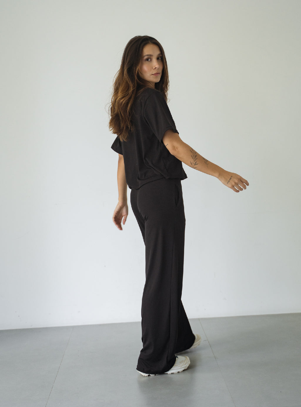 Cozy Rib Set - Negro