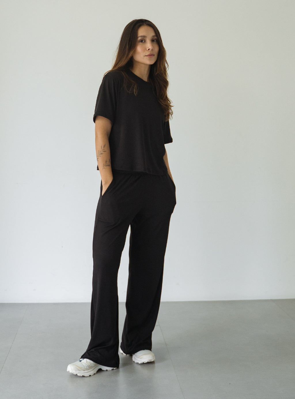 Cozy Rib Set - Negro