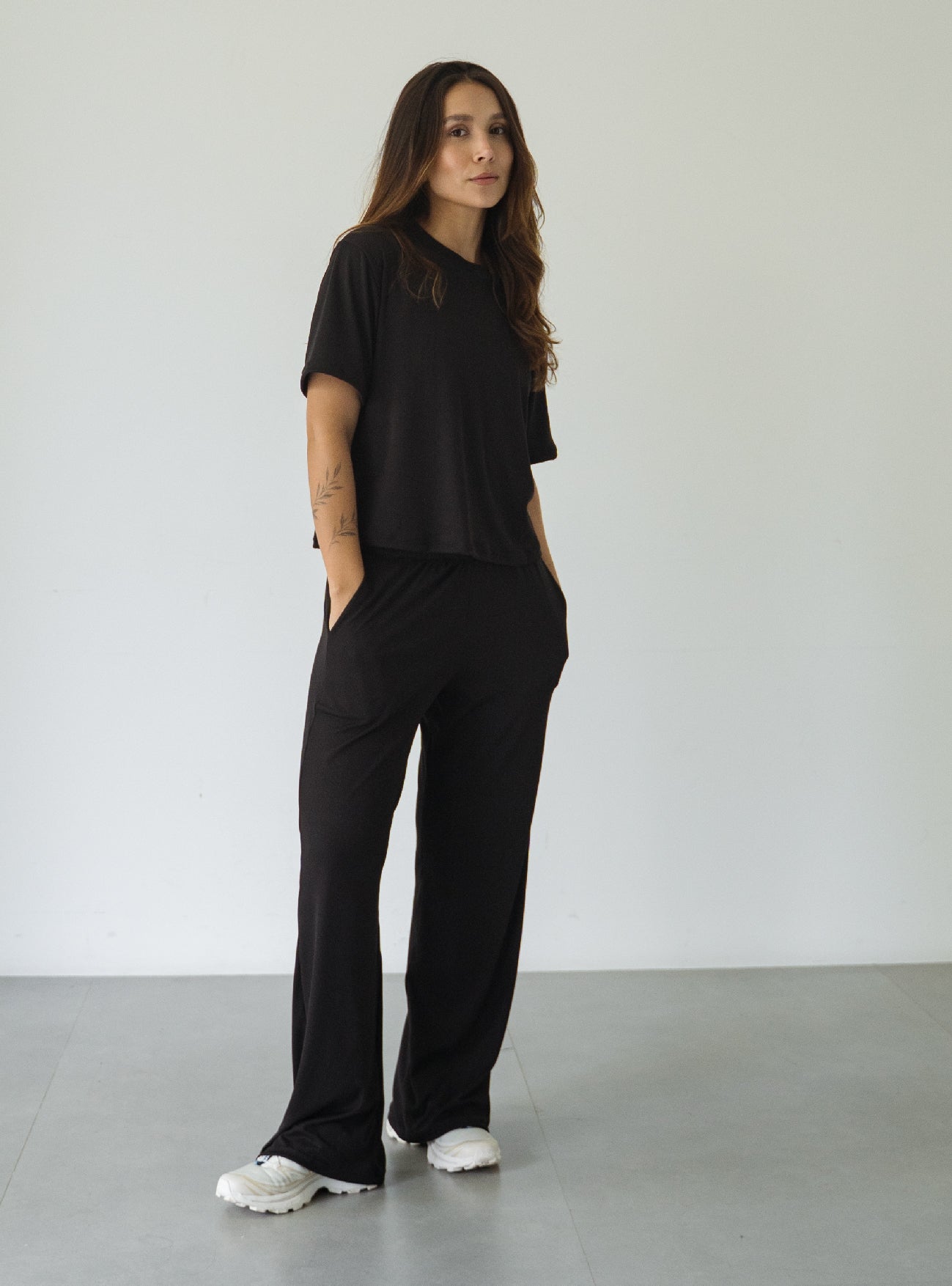 Cozy Rib Set - Negro