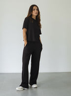 Cozy Rib Set - Negro