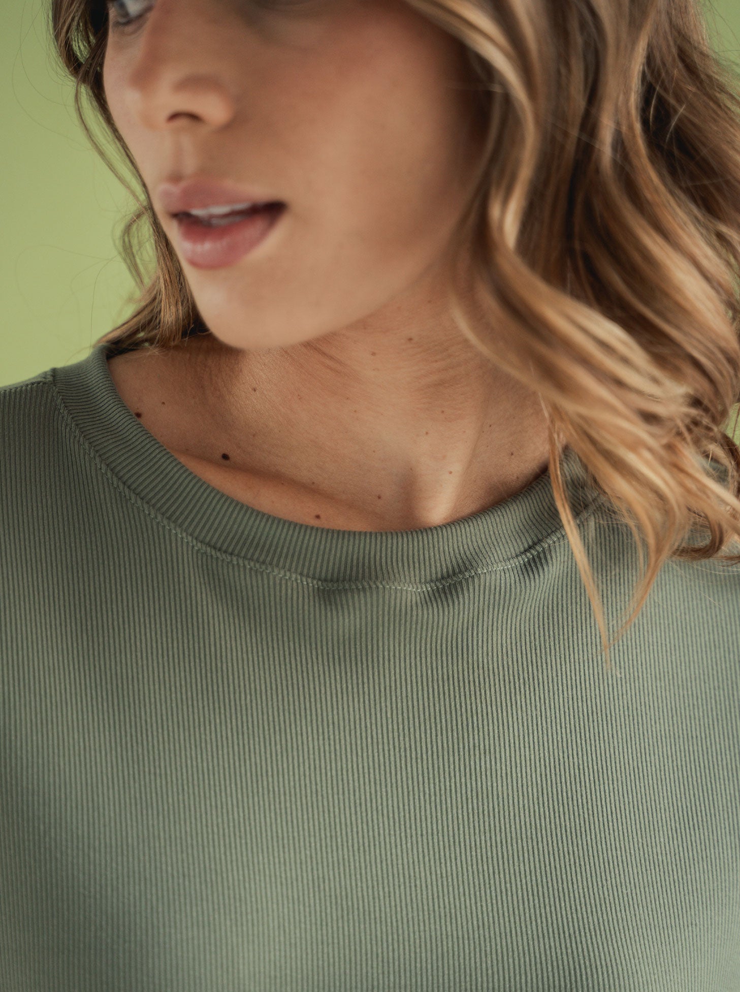 Cozy Rib Set - Green Oil