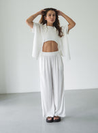 Set Breezy Creamy Palazzo