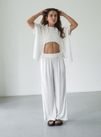 Palazzo Breezy Creamy