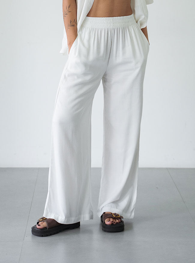 Palazzo Breezy Creamy