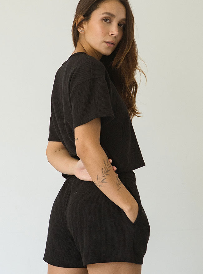 Set Comfy Wafer - Black