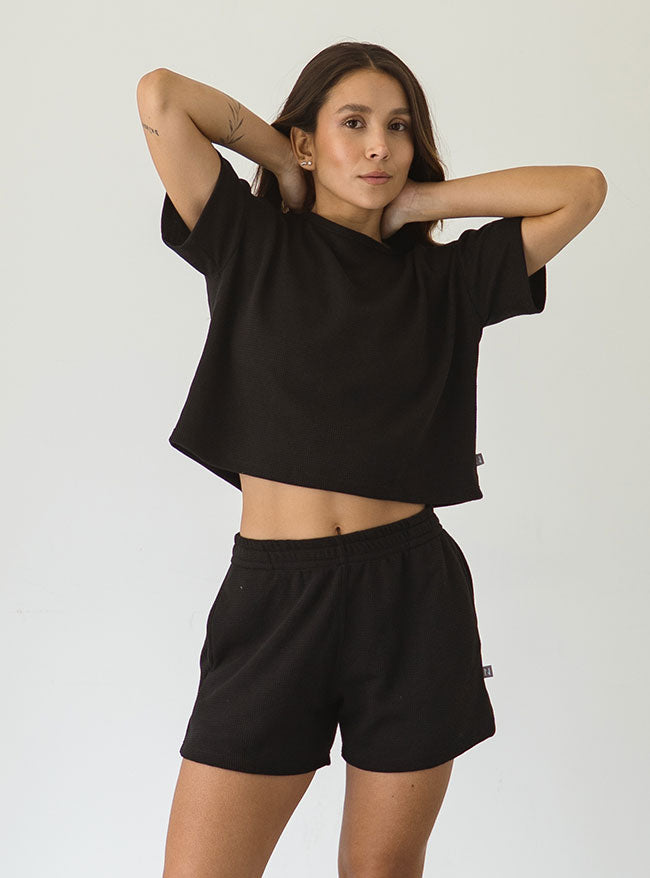 Set Comfy Wafer - Black