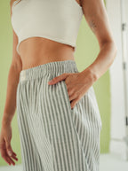 Pantalon Mujer Resort Rayas - Militar