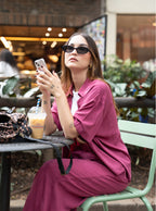 Shirt Breezy Manga Corta - Wine