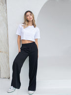 T-shirt Crop Sugar White