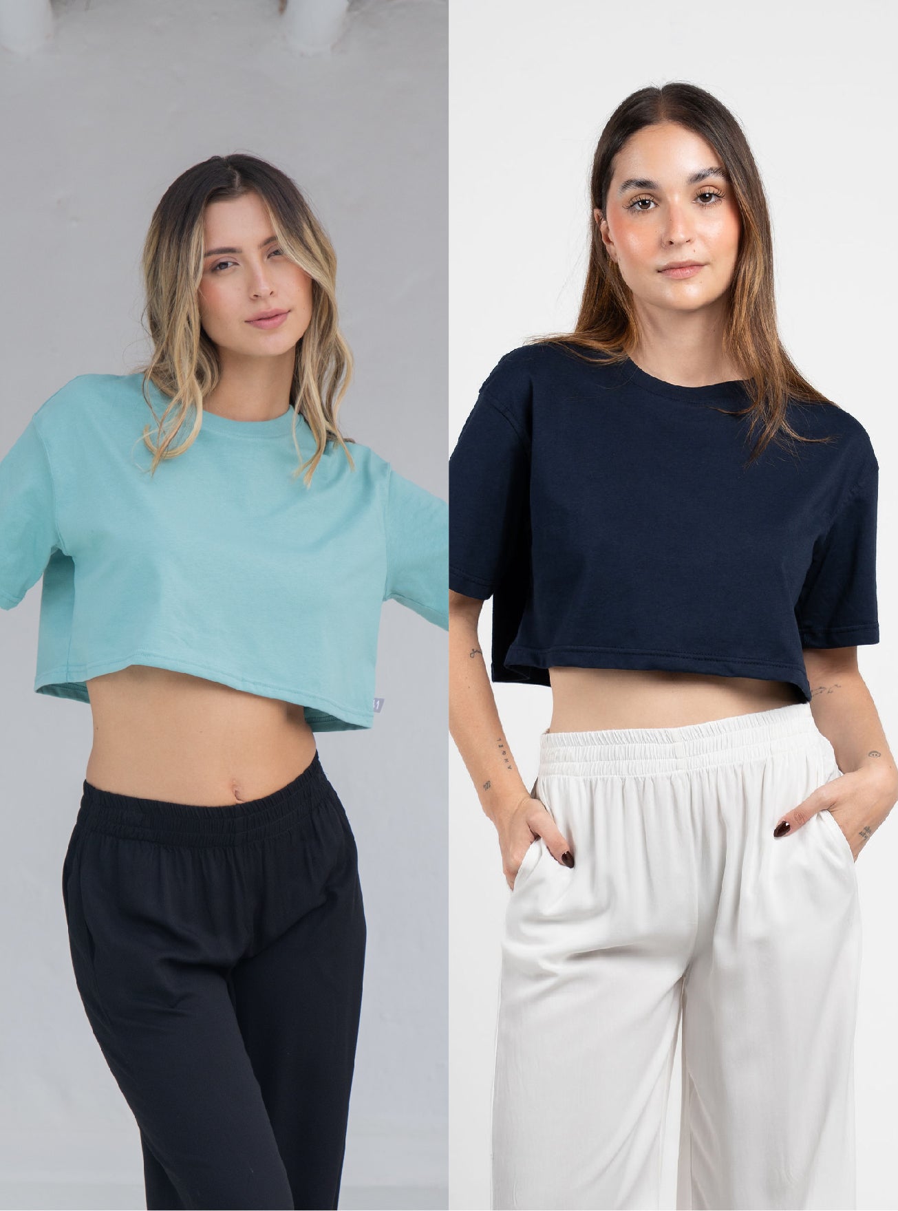 Pack X2 T-shirt Crop