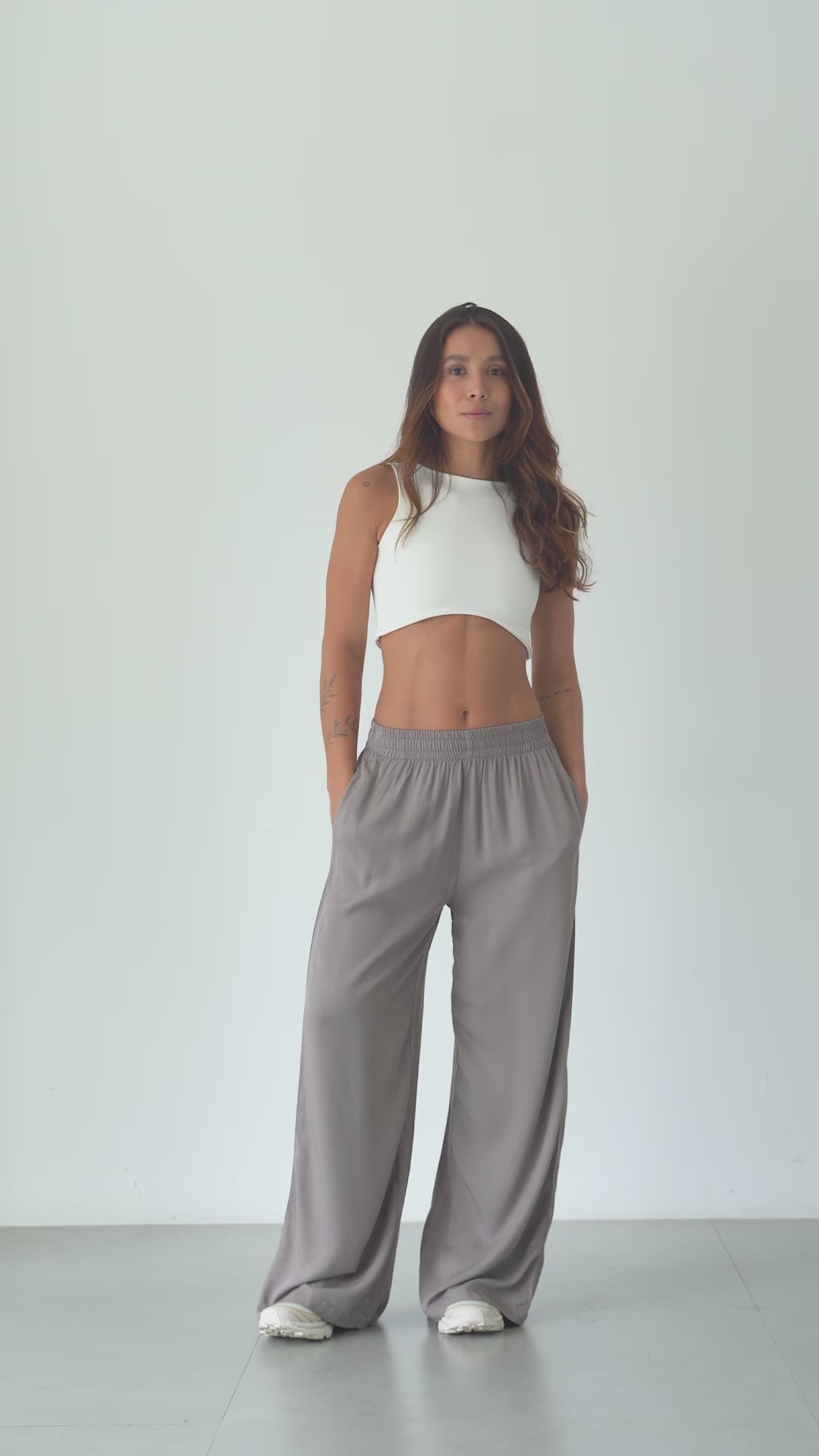 Palazzo Breezy Smoke