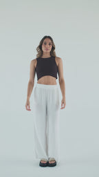 Crop top Soft - Mocca