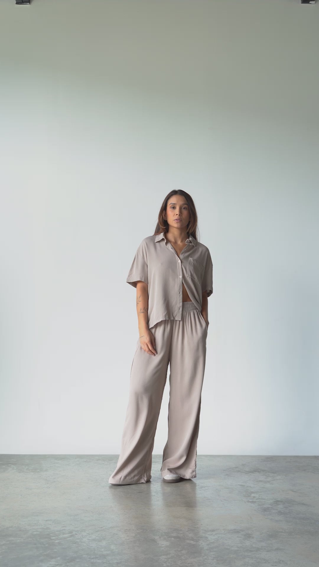 Set Breezy New Coffee Palazzo