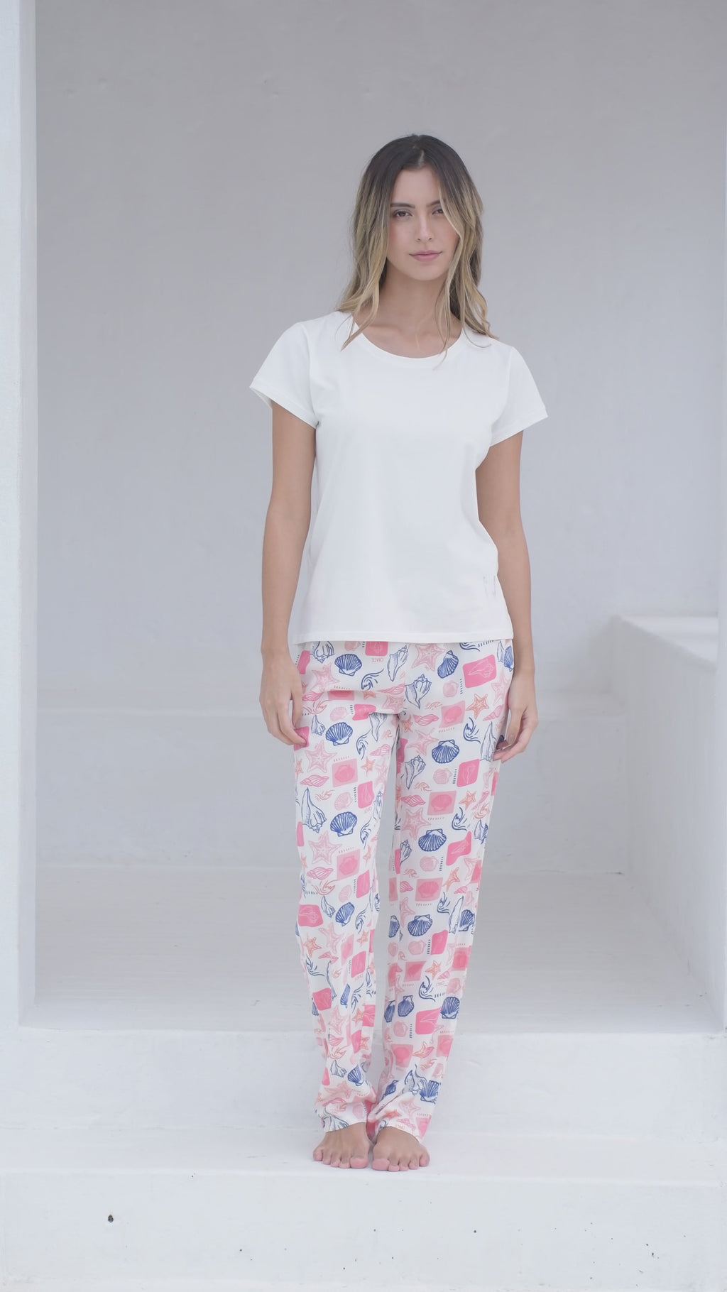 Pijama Pantalón Mujer Corals