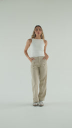 Pantalon Tapered Toffee