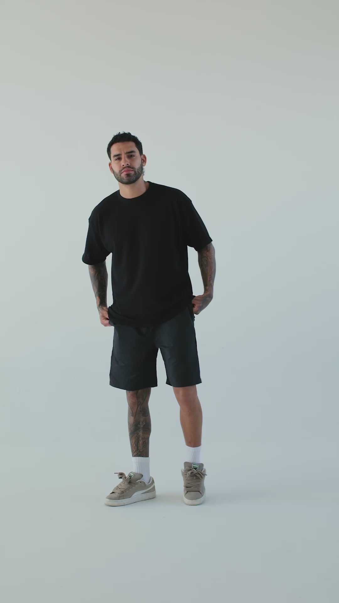Grid Tee Black