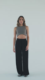 Crop top Soft - Smoke