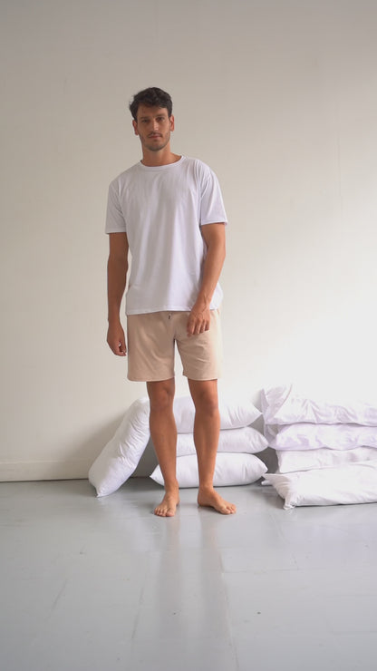 Pijama Pantaloneta Hombre Sand
