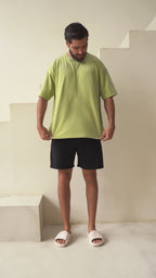 Camiseta Oversize Unisex - Matcha Solid