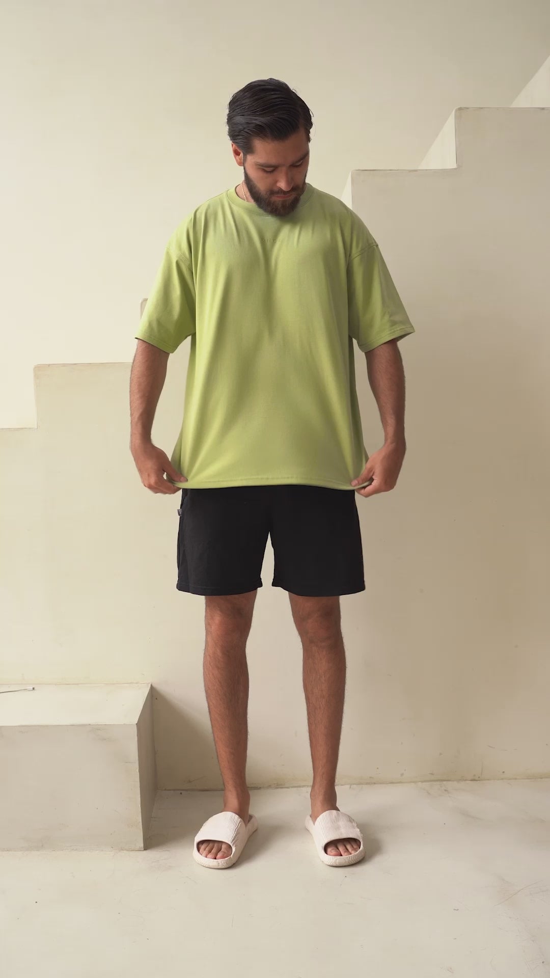 Camiseta Oversize Unisex - Matcha Solid