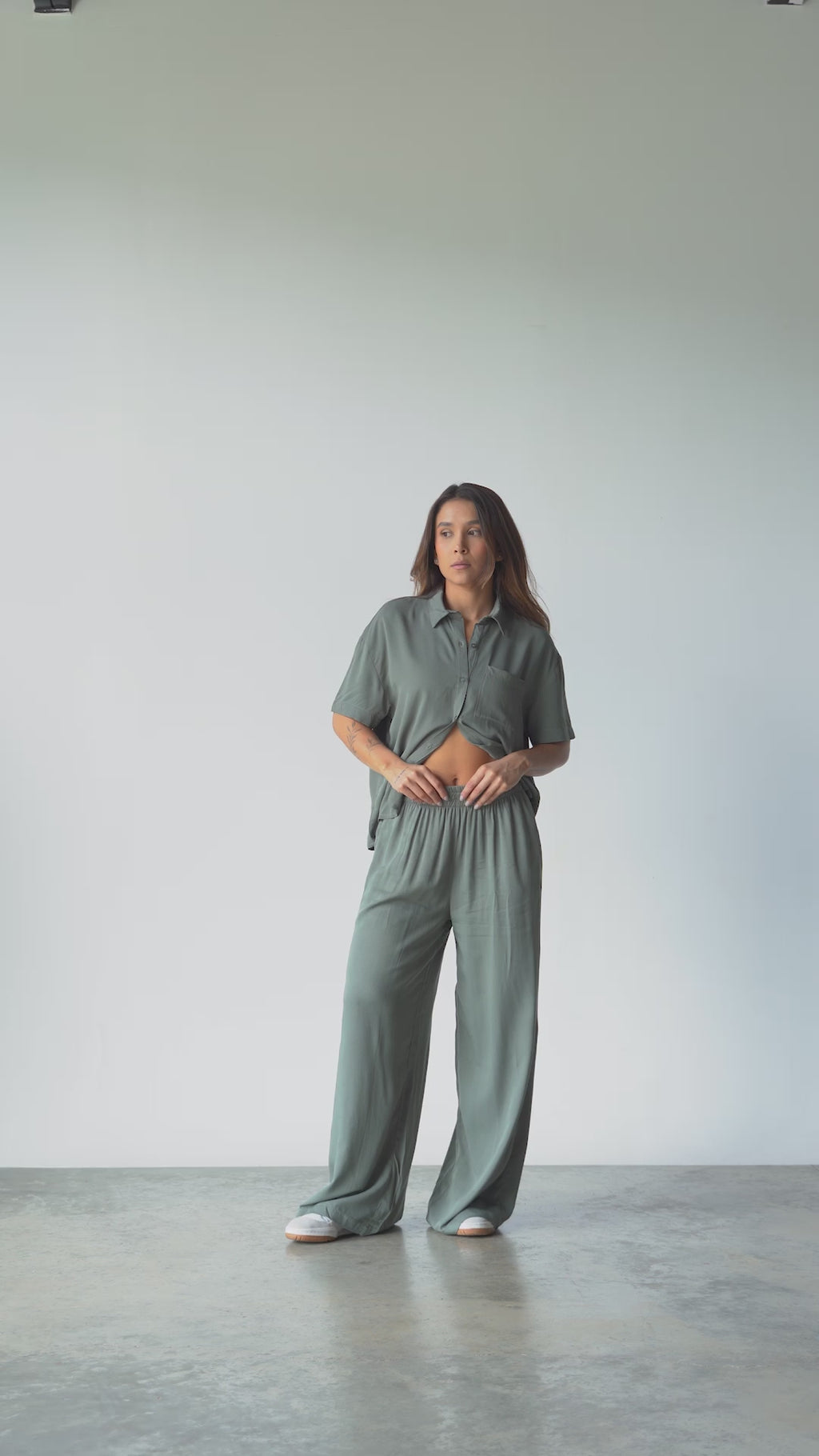 Set Breezy New Militar Palazzo