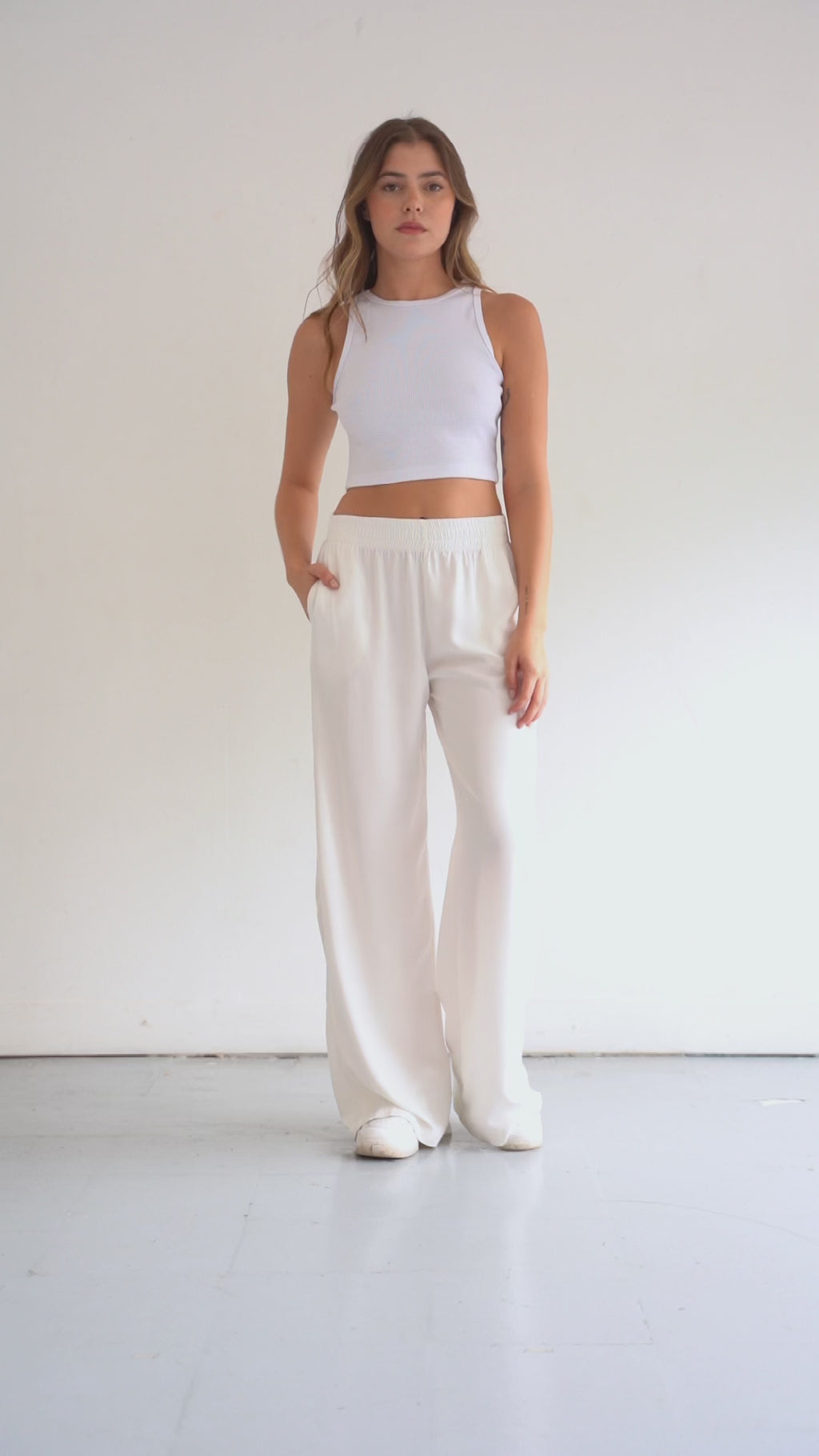 Palazzo Breezy Creamy