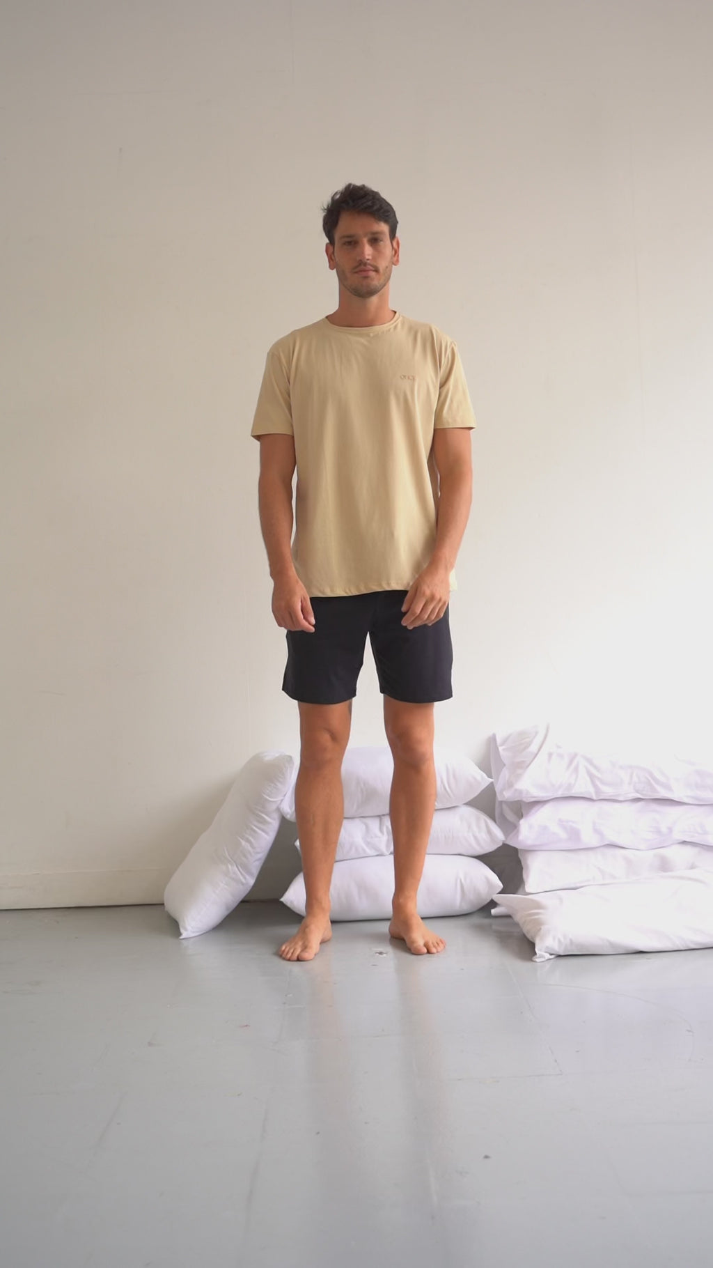 Pijama Pantaloneta Hombre Black