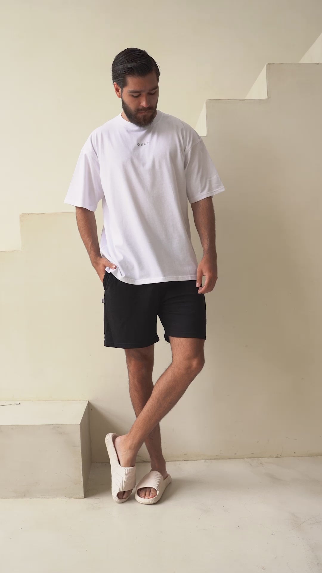 Camiseta Oversize Unisex - White Solid